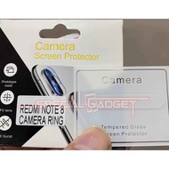 Redmi Note 8 9D Edge AI Quality Camera Protection Tempered Glass+Gift