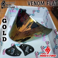 Kaca Helm JS ARMOR Visor Helmet FLAT venom open ganteng TM2 jitsu armour jsarmor js armorr