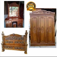 kamar set rahwana / set kamar tidur / mebel jati jepara