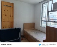 實木單人床，海馬床褥