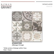 NEW!!! NEW!!! Roman Granit 60x60 dMalaga Vintage GTA602725R / Granit Lantai Vintage / Lantai Granit 