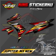 Sticker Striping Jupiter Mx New 135 - Striping Motor Jupiter Mx New 135 Motif Racing. KS.07