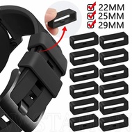 Rubber Watch Strap Band Keeper / Compatible for Garmin Fenix 6/6S/6X/5/5X / Loop Security Holder Retainer Ring / Rings Replacement for Forerunner 245/945X