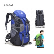 Leacat 50L Outdoor Hiking Backpack Waterproof Climbing Cycling Camping Mountain Backpack