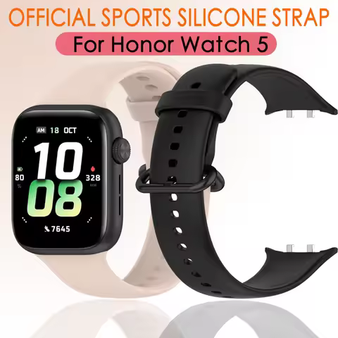 Silicone Watchband for Honor Watch 5 Official Sports Strap Replacement Bracelet for Honor Watch 5 Wr