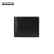 DAPPER กระเป๋าสตางค์ หนังแท้ Monochrome Leather Billfold Wallet สีดำ