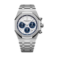 Aibi Royal Oak Series Calendar Chronograph Function 38mm Automatic Mechanical Unisex Watch 26315ST Blue Eyes