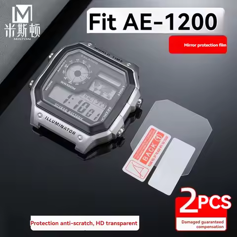 For Casio AE-1200 AE1200Wh AE-1300 AE1200 AE-1200WHD Dedicated Explosion-proof Film HD Transparent M