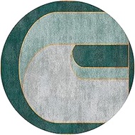 Office Chair Mat for Carpet Washable Floor Protector Mat 6mm Thick Non Slip Circle Rug Silent Carpet
