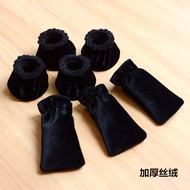 B. b.Universal Piano Pedal Cover Thickened Velvet Anti-slip Wear-resistant Piano Stool Foot Cover Pi