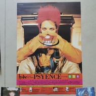 X-Japan日本重金屬樂隊hide Yoshiki 海報 #市面罕有 保存良好 新淨靚仔