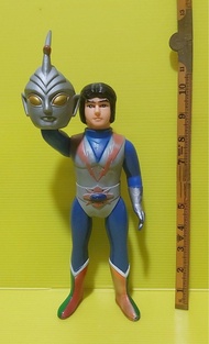懷舊 流星人間 笠頭 中膠 搪膠 sofubi popy bullmark Bandai (H)