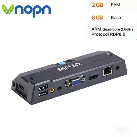 R1 Pro Quad-core 2.0Ghz Zero Client 2G RAM 8G Flash Arm 1080p Thin Client Cloud Terminal Virtual Com