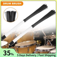 2Pcs Cajon Brush Telescoping Drum Brushes Nylon Sticks Percussion for Jazz Stick Drum Musical