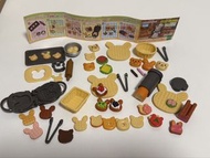森林家族Sylvanian Families-活潑麵包店系列 美味烤箱與森林麵包店扭蛋系列一套六款全齊（こんがりオーブン！森のパン屋さん）