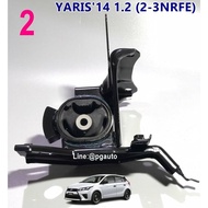 Left Engine Mount Rubber TOYOTA YARIS (NSP152) 1.2L (2-3NRFE) Year 2014-2016 (1 Piece)/Genuine