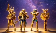 90%NEW 聖鬥士星矢 黃金聖鬥士 公仔 擺設 扭蛋 