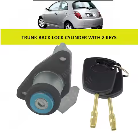 97KGB431K99AA FOR FORD KA 1997-2007 TAILGATE TRUNK BACK LOCK CYLINDER WITH 2 KEYS