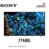 Sony 77 Inch 77" A80L | BRAVIA XR | OLED | 4K Ultra HD | High Dynamic Range (HDR) | Smart TV (Google