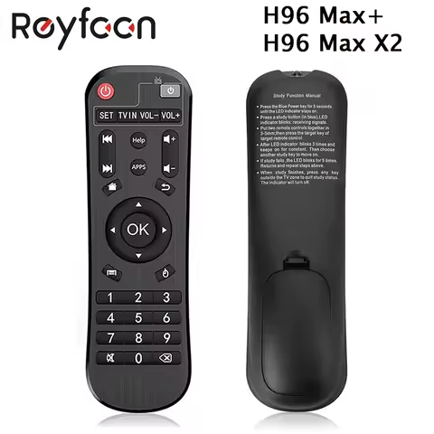 Genuine Replacement Remote Control for H96 MAX X2 H96 MAX X96 MAX+ VONTAR X3 X4 X2 H1 H618 X98 S500 