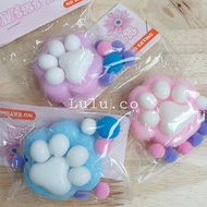 Taba squishy paw cat paw toy SQ004 clear fur