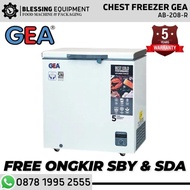 Chest Freezer GEA AB 208 R Kulkas Box 200 Liter Original