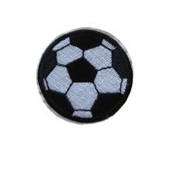 Football Soccer Ball Iron On Embroidery Patch Children Scrapbook Cartoon Sports Applique Decal Motif