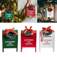 Dickly Letters to Santa Mailbox Decorative Pendant Ornament Christmas Mailbox Vintage Design Mailbox