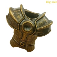 Mar Brass Lanyard Beads Armors Cuirass Shape Brass Beads Vintage Parachute Cord Beads for Bracelets 