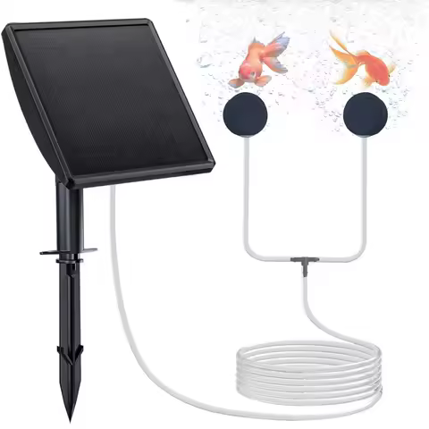 Solar Powered Pond Aerator Solar Pond Pump Aquarium Aerator Air Bubbler Aquarium Bubbler Pump Pond A