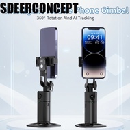 SDEERCONCEPT Smartphone Gimbal Stabilizer, 360° Rotating Stabilizer Function Auto Tracking Gimbal, I