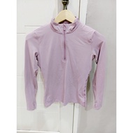 XYMIXX XIMIX XXMX LONG SLEEVE SPORT YOGA HALF ZIP INPAD BRA