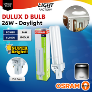 OSRAM Dulux D PLC Type Bulb 18W / 26W PLC Bulb Energy Saving Bulb Daylight / Coolwhite / Warmwhite M