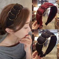 [Super Economical 2 Pieces] Pressed Hair Korean Version Hairpin Headband Fabric Mori Female Retro He