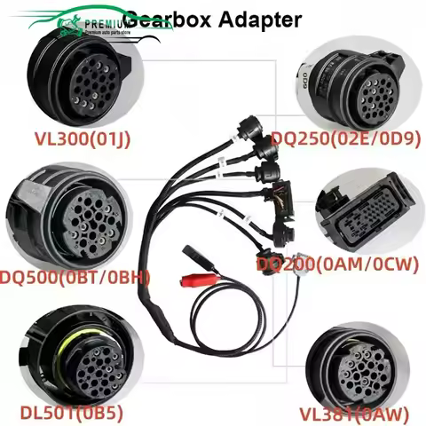 VL381 VL300 Gearbox Adapter fit For VAG Audi DQ250 DQ200 DQ500 DL501 R/W w/ KTMFlash 0AM TCU ECU Pro
