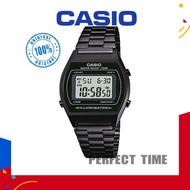 CASIO B640WB-1ORIGINAL RETRO VINTAGE DIGITAL BLACK PLATED