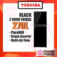 Toshiba 270L Fridge 2 door Inverter GR-RT300WE-PMY(UK) Black /  GR-RT300WE-PMY Silver / Blue