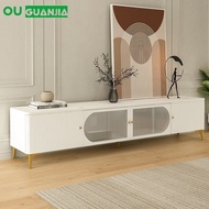 OU Tv Cabinet European Floor White Tv Cabinet Console Living Room Coffee Table Storage Cabinet OU238