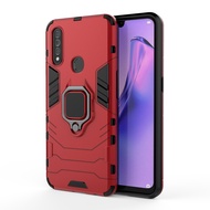 Carristo Oppo A31 Car Holder Back Case Cover Shockproof Protection Casing Phone Mobile Housing Metal