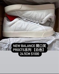 【24.5cm】New Balance 開口笑 PROCTS系列 【白色】	24.5cm $1000