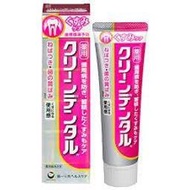 日本 Clean Dental 小桃管牙膏 100G 小紅管 女人我最大 KEVIN 牙齒 護理 美白 去垢【哈日酷】