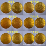 Manufacturer Ready Stock Wholesale Antique Copper Gilt Gold Coin Silver Dollar Diameter 8cm Wrong Ve