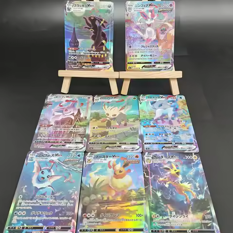 Proxy Pokemon Card Eevee Heroes Japanese Umbreon Eevee Sylveon Leafeon Glaceon Jolteon Vmax V Japane