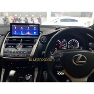 Lexus NX200t NX300H NX300 2016 - 2022 10.25” android player monitor NX socket camera bodykit body ki