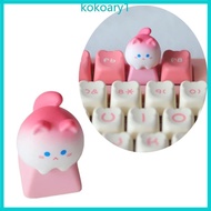 KOKO Precisions 3D Keycap Cartoon Rabbit Shaped Keycap for Crosses Axises Keyboards Enthusiasts