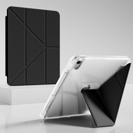 For iPad Air6 Air4/5 Pro 11 10.9 "11-inch case with pencil holder Clear case M2 A2898 A2588 A2316 A2