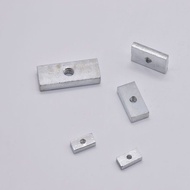 Rectangular nut special accessories rectangular sliding nut nut M3 M4/M5/m6/m8/Thread nut T-nut