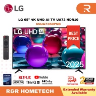 [Free Delivery] LG 65'' 4K UHD AI TV UA73 HDR10 65UA7350PSB 电视机 Television