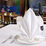 Hotel Table Napkin Dining Serviette Handkerchief Cloth Face Towel Restaurant Dinner Banquet Buffet Serbet Kain Kenduri餐巾