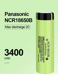 Panasonic Original Rechargeable Battery 18650 3400mah 3.7V NCR18650B 20A Lithium Flat Top High Capac